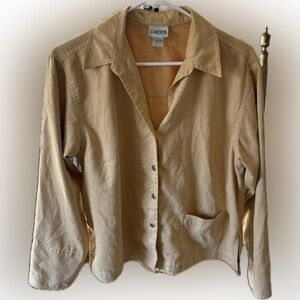 Chicos soft Jacket in yellow, size L